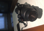 Nikon D5000 18-55 lens ile birlikte + sigma 18-200 lens 